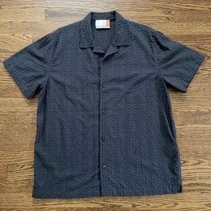 Kith Embroidered Voile Thompson Camp Collar Shirt Nocturnal